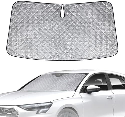 Parasol de Ventana Delantera de Coche Repuesto para Audi A3 8Y 2020-2025, Parasol para Parabrisas de Coche en el Interior Plegable, Protección UV Reflectante contra el Polvo