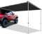 Vehicle Awning Pull-Out Sun Shade Shelter, Adjustable Height Car Side Awnings, Overland Tent Campervan Awning, Roof Tent Camping, Aluminum Alloy Frame, PU5000mm Waterproof UV50+(160x250cm/5.2x8.2ft)