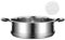 Ceprznvey - Olla con cesta de cocción al vapor integrada - Utensilio de cocina para cocinar al vapor de panecillos Pastelería Huevos Mariscos Comidas Postres Verduras