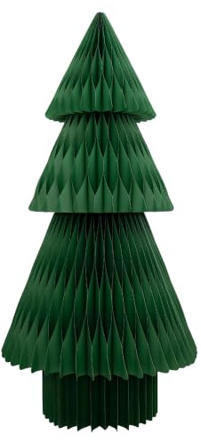 PE Moderne Weihnachtspapier Wabenbaum Weihnachtsdekoration Party Waben Durchmesser 88 x 178 cm KD Verpackung Grün