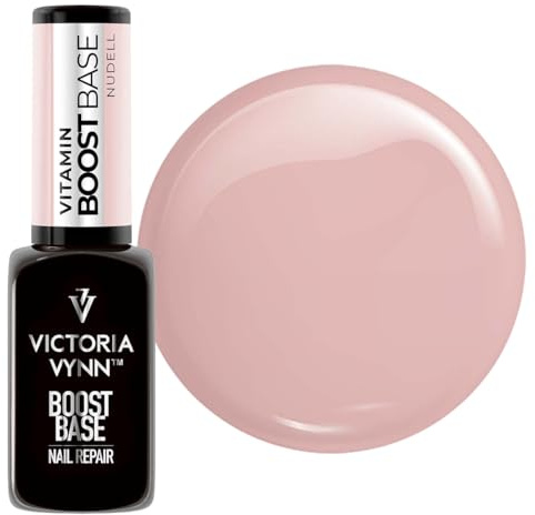 Victoria Vynn Vitamin BOOST BASE – Nagelverstärker Gel Base mit Fiberglas, Kalzium & Vitaminen E+B5 – Nudell 8ml
