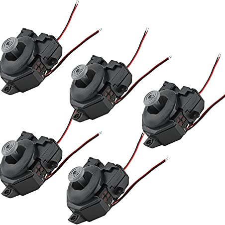 BAFOVY 5-teiliger Analogstick-Ersatz für N64-Controller, Kompakte ABS-Daumenstifte für Komfortable Nutzung und Einfache Installation