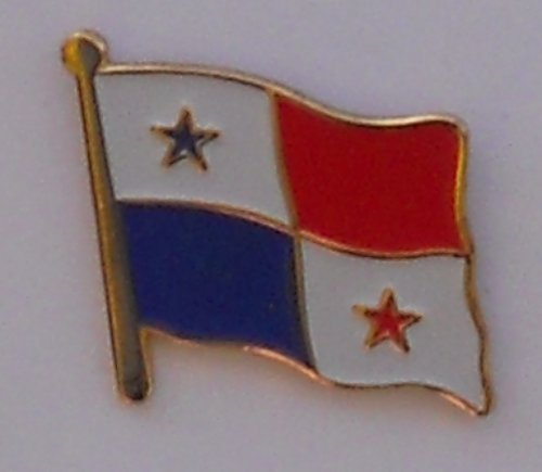 None Panama Country Flag Enamel Pin Badge