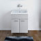 Nuby Mobile Lavatoio per Lavanderia, Grigio, Vasca in Ceramica, con Strofinatoio Integrato, L.60xP.50xH.86.5 cm