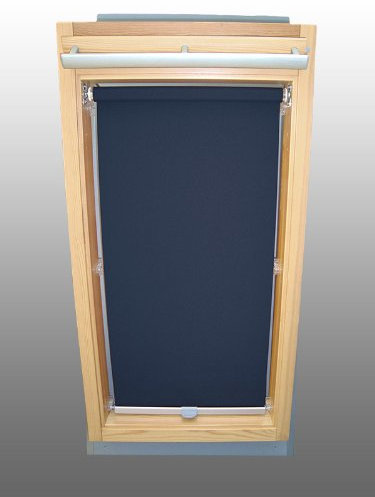 Abdunkelungsrollo Rollo für Velux DKL/RHL-EP GGL,GPL,GHL,GTL,GXL,GDL 606 dunkelblau