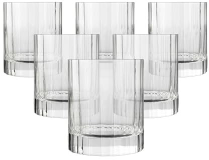 Luigi Bormioli Bach Whisky Glas 255ml x6 – Elegantes Design für Genießer, Ideal für Spirituosen, Robust & Spülmaschinengeeignet