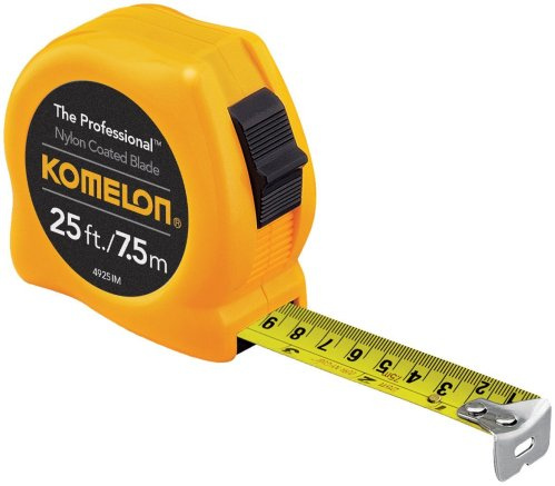 Komelon USA Corp Corp 4925IM Mètre ruban en cm et pouces