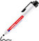 edding Retract 11 Permanent Marker - schwarz - 1 Stift - Rundfeder 1,5-3 mm - wasserfest, schnelltrocknend - für die einfache Einhandbedienung - für Karton, Kunststoff, Holz, Metall, Glas