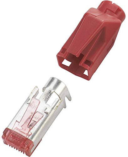 Hirose Electronic TM31 RJ45-Steckverbinder TM31 CAT 6, geschirmt HR31RT10 Rot 10 St.