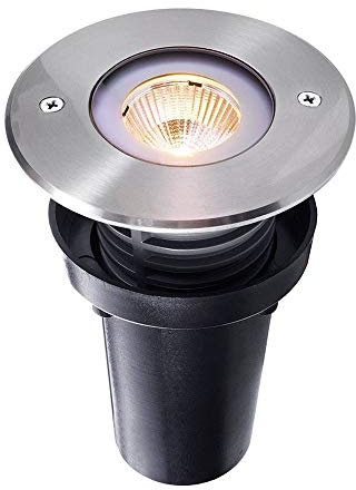 KapegoLED Lampada ad Incasso Pavimento 6 W, Argento