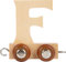 Buchstabenzug | Wunschname zusammenstellen | Holzeisenbahn | EbyReo® Namenszug aus Holz | personalisierbar | auch als Geschenk Set (Buchstabenzug F)