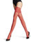 FALKE Seidenglatt 15 DEN Lace W Stu transparente lisas 1 par, Medias Mujer, Rojo Red 8149, M