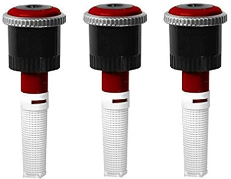 .Hunter Boquilla MP 2000 para riego universal, rojo, alcance 4,0 hasta 6,4 m, 3 unidades, rango de beregnung – 360 grados