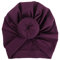 Susenstone Bonnet Bebe Fille Naissance avec Noeud Hiver Chaud en Coton Pas Cher A La Mode Chapeau Bonnet Enfant Fille Garcon Turban 0-6 Mois (0-6 Mois, Violet)