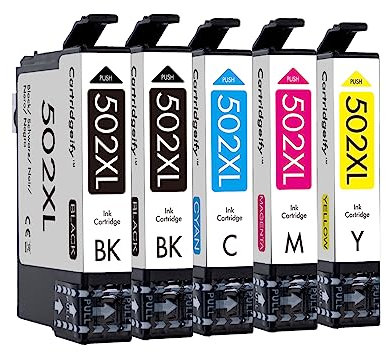 Cartridgeify 502 XL Druckerpatronen Kompatibel mit Epson 502 502XL Tintenpatronen Multipack, für Expression Home XP-5100 XP-5105 XP-5150 XP-5155, Workforce WF-2860 WF-2865 WF-2880 WF-2885 / DWF