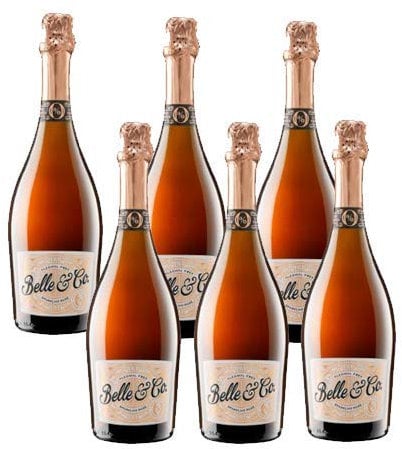 Belle & Co Sparkling Rose Case of Six (6x75cl)