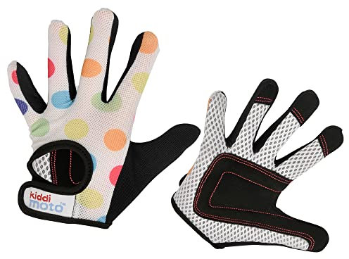 KIDDIMOTO Kinder-Fahrradhandschuhe mit Vollfinger, für Kinder, Fahrrad, Laufrad, Roller und Skateboard (Handschuhe für Mädchen und Jungen), Größe S (2–5 Jahre)