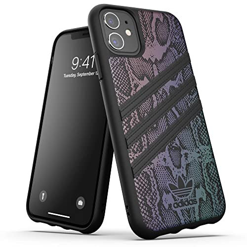adidas Mobile Phone Case Designed for iPhone X Case, iPhone XS Case, Drop Tested Reflective Cases, Shockproof Raised Edges, Original Protective Case, Reflective Black