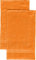REDBEST Gästetuch 2er-Pack Chicago orange Größe 30x50 cm - saugstark, strapazierfähig, ideal für Reisen, Sport (weitere Farben)