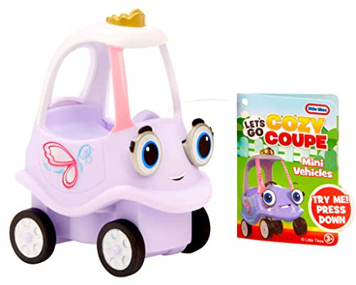 Little Tikes Let's Go Cozy Coupe - Mini veicolo fatato - Adatto a qualsiasi superficie - Per bambini e bambine dai 3 anni in su.