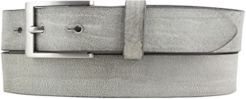 BELTINGER Herren-Gürtel aus weichem Vollrindleder Vintage-Look 3 cm | Leder-Gürtel für Herren 30mm | Schmaler Gürtel Used-Look