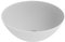 ERCOS Lavabo D'appoggio Circolare In Ceramica, Lavabo Bagno Colore Bianco Opaco , Senza Troppopieno, Dimensioni 416x155 mm