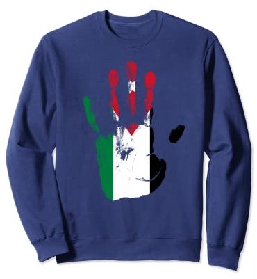 Jordan Flag Hand Uomini Donne Bambini Felpa