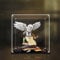 APRILA Acryl Vitrine für 76391 Harry Potter Hogwarts Eule, Staubdichte Vitrine Transparente Schaukasten Aufbewahrungsbox für Modelle Sammlerstücke, 50 x 40 x 50CM (Nur Vitrine)