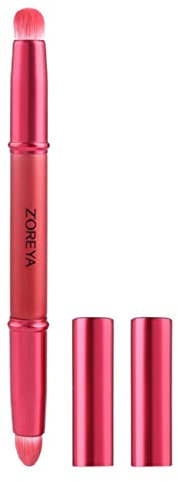 Lippenpinsel mit Kappe,Doppelseitiger Lippenpinsel mit rundem Kopf - Reise-Make-up-Pinsel mit Deckel, Lidschatten-Grundierung, Make-up-Pinsel, Werkzeug-Applikatoren Backlight