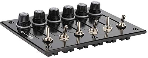 Panel de Interruptor de Palanca de Encendido/apagado de 6 Bandas para Barco Marino Caravana RV