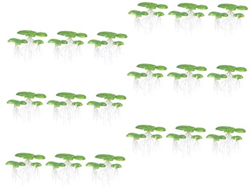 Lot de 54 Plantes flottantes pour Aquarium - Flottante - Décoration d'aquarium - Décoration Flottante - Plantes flottantes - Mini Accessoires en Plastique