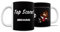 WandMagie Eintracht Frankfurt Fanartikel mit Name personalisiert für Kinder I Weiße Kaffeetasse SGE (0,3l) Top Scorer mit Frankfurt Logo I Geschenk für Fußballfans…