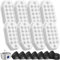 Neareal Official 8 Pack Cat Water Fountain Replacement Filters & Pre-Filter Sponges for 108oz/3.2L Automatic Stainless Steel Pet Fountain Quiet Dog Water Dispenser…