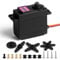 HOTUT Digital Servo Motor, 13KG RC Digital Servo mit Metallgetriebe, 180° 5V Standart Servo Micro Modellbau Verwendet für RC Roboter Hubschrauber Flugzeug