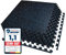 AIRHOP 0.56in Thick 24 Sq Ft Exercise Equipment Mats, 6 Tiles Upgraded Rubber Top with High Density EVA Foam, Large Interlocking Puzzle Gym Flooring For Home Gym,Heavy Weight Workout, 24 x 24in