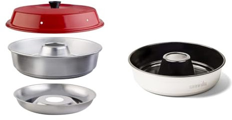 Omnia Camping Backofen & Form Antihaft-, Backofen-Pfanne mit Keramik-Beschichtung für Campingofen