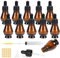 Nadisean 10 Pièces Pipette 10ml, Compte Gouttes Pipette en Verre Pour Huile Essentielle