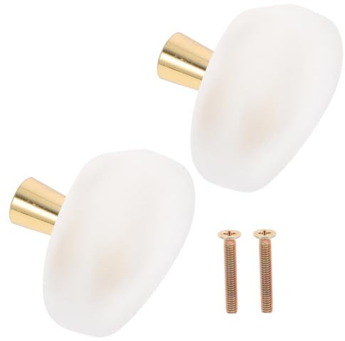 PRETYZOOM Knopf Schubladengriff Kristallknöpfe Für Kommodenschranktürgriff Ersatz Wohnkultur Weißgoldbasis