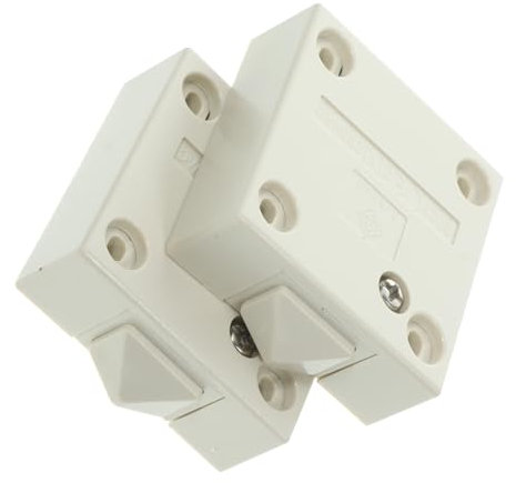 ANDRESLAD 2pcs Chrome Key Switch Door Light Switch Brushed for Wardrobe Closet Cabinet Automatic Off