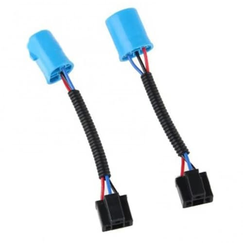 2 Stück Autoscheinwerfer-Buchse 9007 auf H4 Adapterkabel Scheinwerfer-Konverter Stecker Adapter Kabelbaum H2 Steckdosen