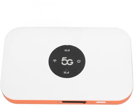 Tragbarer WLAN-Hotspot, Mobiler 5G-Hotspot mit 900 Mbit/s, Dualband-WLAN 6 mit SIM-Kartensteckplatz, Verbindet Bis zu 16 Geräte für Reisen und Geschäftsreisen