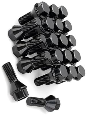 NNBINK Compatibile con Jeep per Renegade 2015 2016 2017 Ricambi Auto Bulloni Mozzo Bulloni Ruota Ricambi Auto Bulloni di Montaggio Ruota E Cuscinetto Sostituzioni Bulloni Cerchio