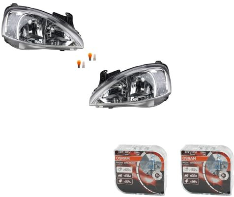Johns, Scheinwerfer + Nightbreaker passend für Opel Corsa C Set Li Re