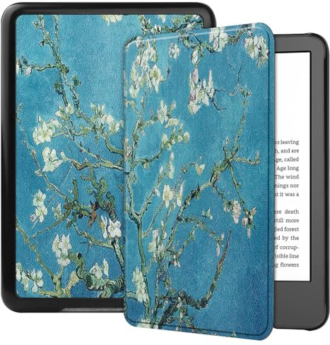 Fiorky Étui en Cuir PU avec Mise en Veille et réveil automatiques,Coque Souple pour Kindle Paperwhite 12e génération 2024 7 Pouces pour Kindle Colorsoft Signature Edition 7 Pouces pour Kndle