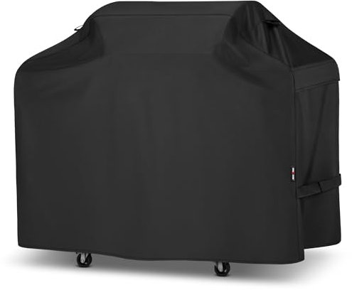 Unicook Barbecue Cover 165 CM - Heavy Duty Waterproof BBQ Cover for Outdoor, Grill Cover Compatible for Weber Char Broil Brinkmann Outback, 165 x 61 x 112 cm