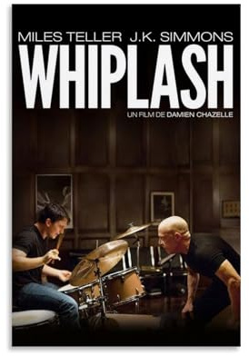 YAOQI Whiplash-Film-Poster, TV-Serie, Kunstposter, Druckposter für Hausbau, ästhetische Dekoration, Leinwand, Wandkunst, Schlafzimmerdekoration, 20 x 30 cm, ungerahmt, 1