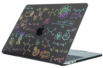 HLAAJJX Custodia Rigido Compatibile con Nuovo Macbook Air 13,6 pollici 2022 2024 con Liquid display Retina e Touch ID A2681 A3113, Plastica Case Cover con Macbook Air 13,Scienza