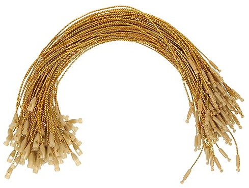 COSMEVIVI Weihnachtskugel Aufhänger Polyesterseile 20cm Hängeetiketten Schnappseile Für Weihnachtsbaumdeko Und Basteln 200 Stück