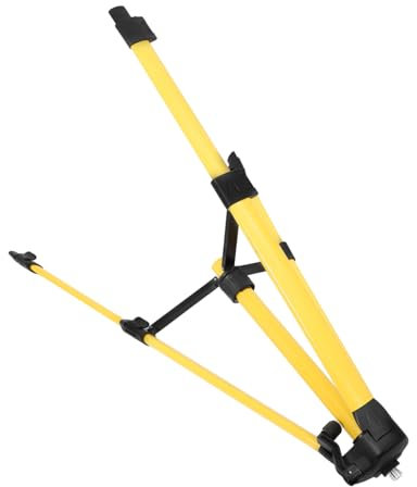 STOBOK 1Pc Vial Tripod for Spirit Gauge Holder Height Durable and Support Convenient Use for Leveling and Surveying Tasks Yellow