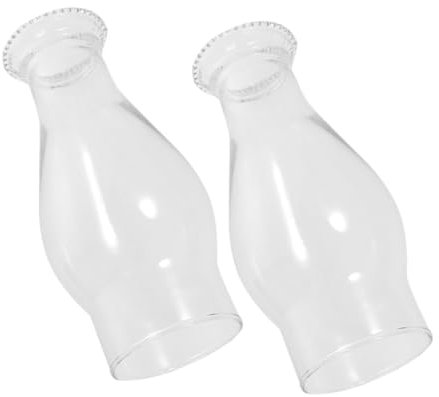Luxshiny 2stücke Glasabdeckung Für Öllampe Lampenschirm Für Petroleumlampe Ersatz Für Öllampenschirm Kleine Abdeckung Für Öllampe Lampenabdeckung Für Petroleumlampe Öllampenteile Öllampenzu